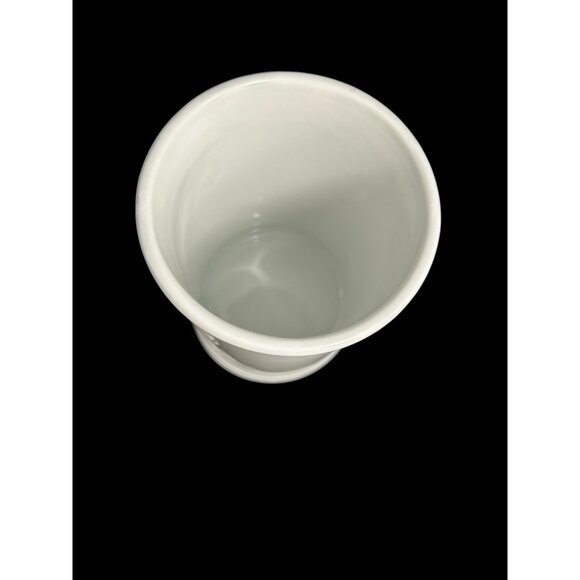 Vintage Fitz & Floyd Coffee Canister Everyday White Porcelain W/ Air Tight Lid - Picture 5 of 7